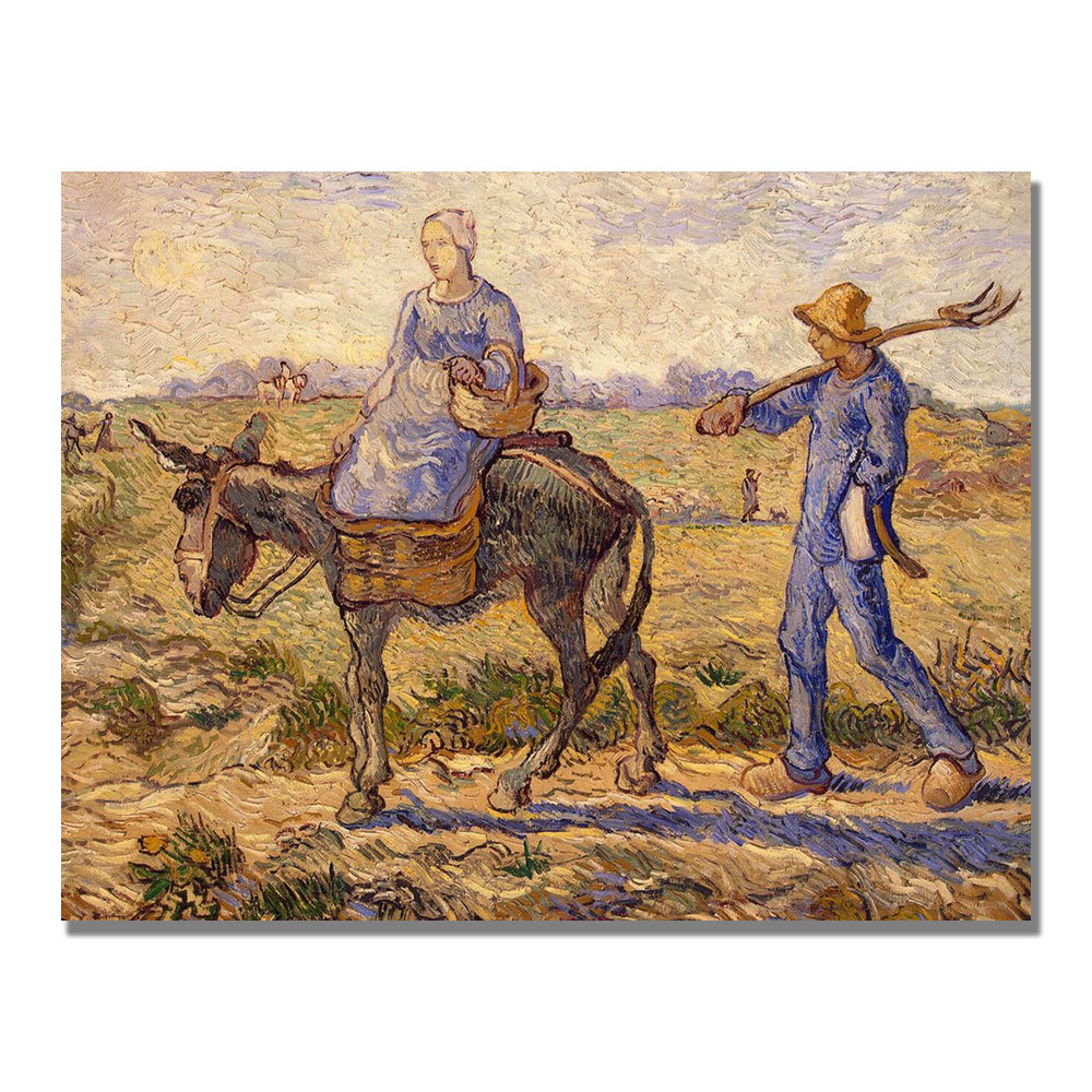 Morning Going out to Work - Van Gogh Painting On Canvas